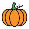 Spooky Pumpkin SVG and PNG for Fall Crafts Vector Cut Files for