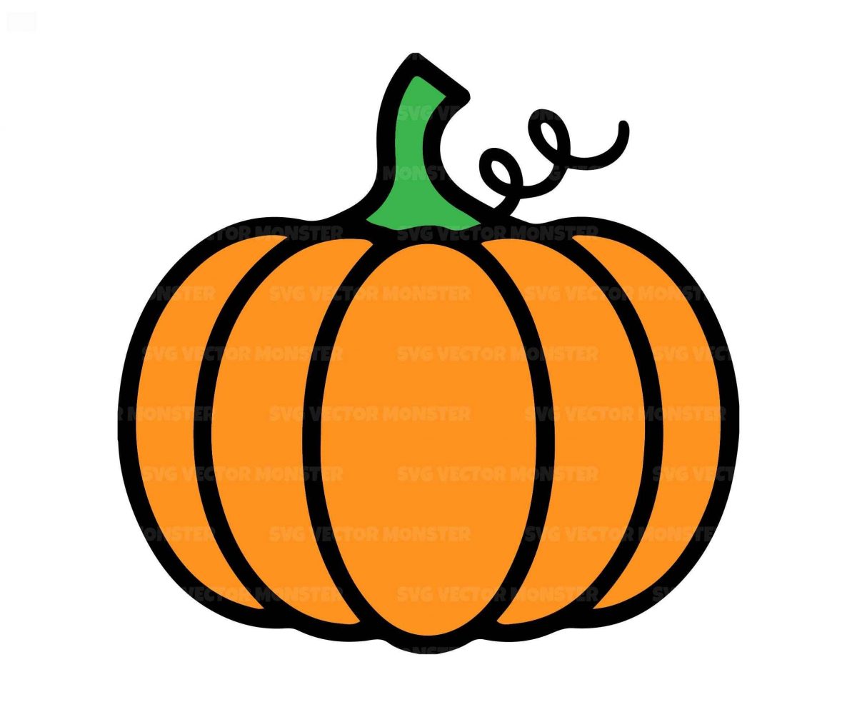 Spooky Pumpkin SVG and PNG for Fall Crafts Vector Cut Files for