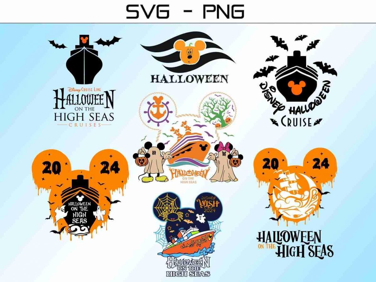 Spooky Retro Halloween Cruise 2024 Family Vacation SVG PNG