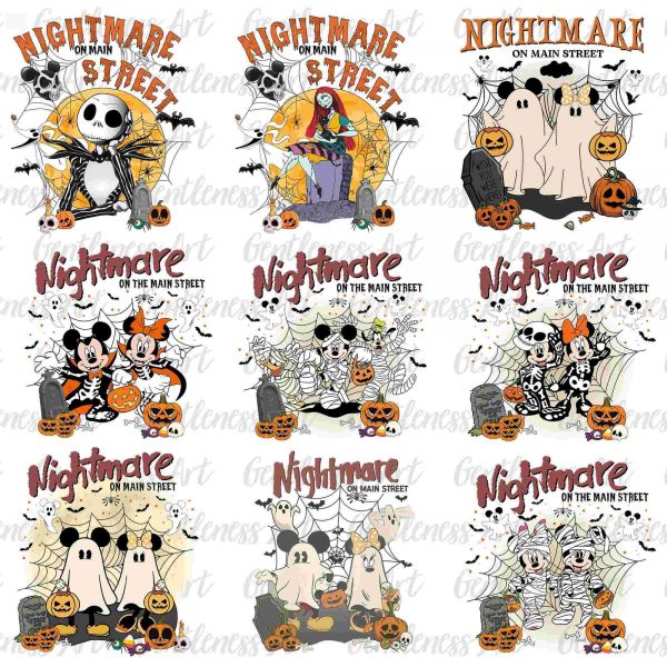 Spooky Retro Halloween Png Nightmare On Main Street Trick Or Treat