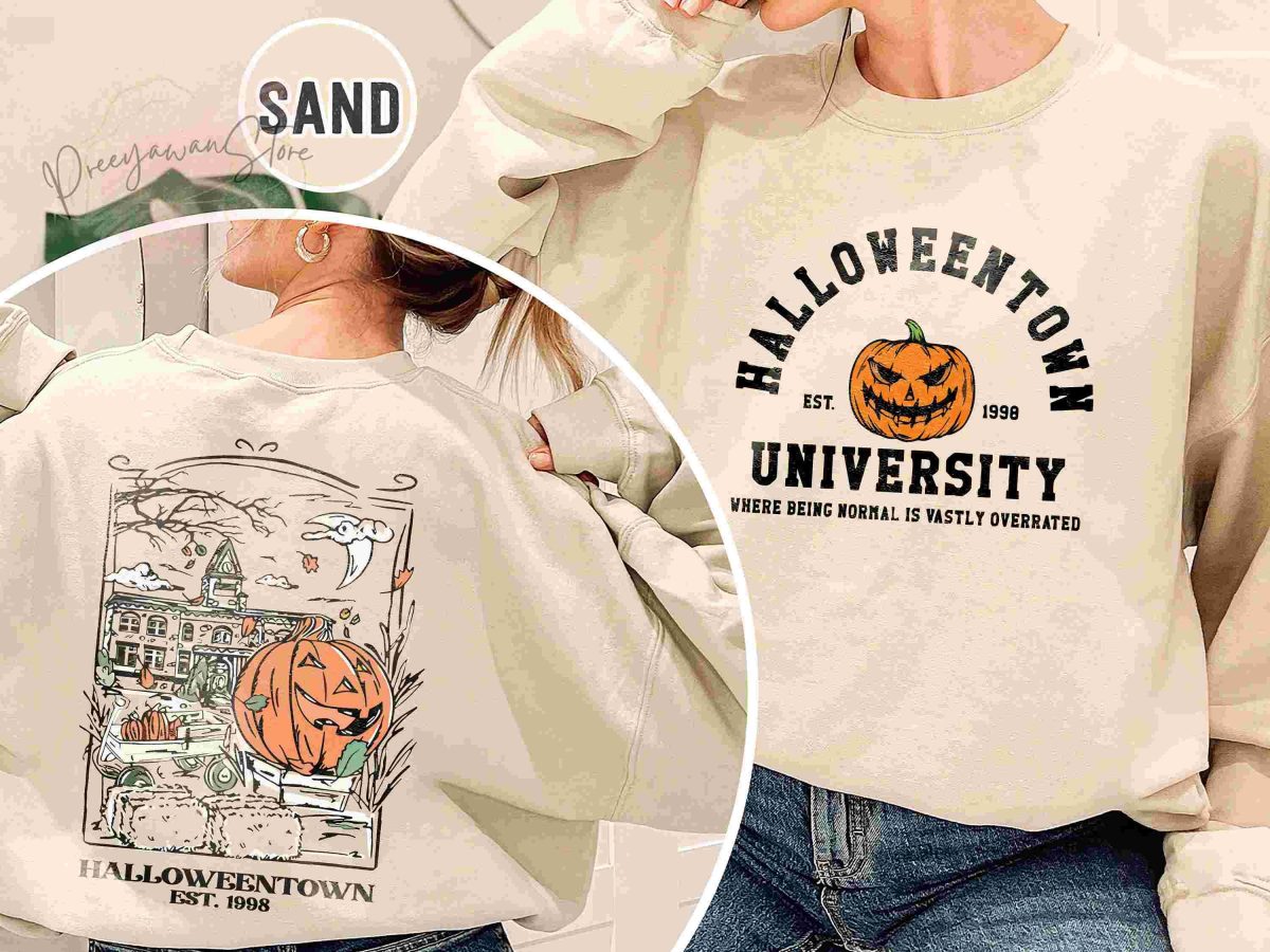 Spooky Season at Halloweentown University Halloween Shirt Pumpkin