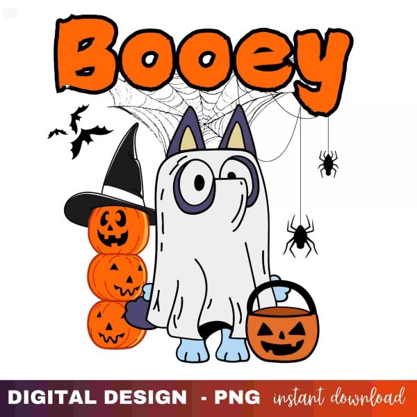 Spooky Season Blue Halloween PNG SVG Instant Download