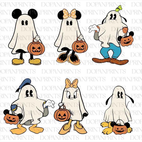 Spooky Season Bundle Halloween Ghost Svg Trick Or Treat Mouse Svg