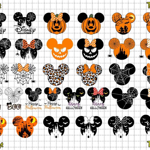 Spooky Season Bundle Halloween Mouse Friends Svg Trick Or Treat Svg