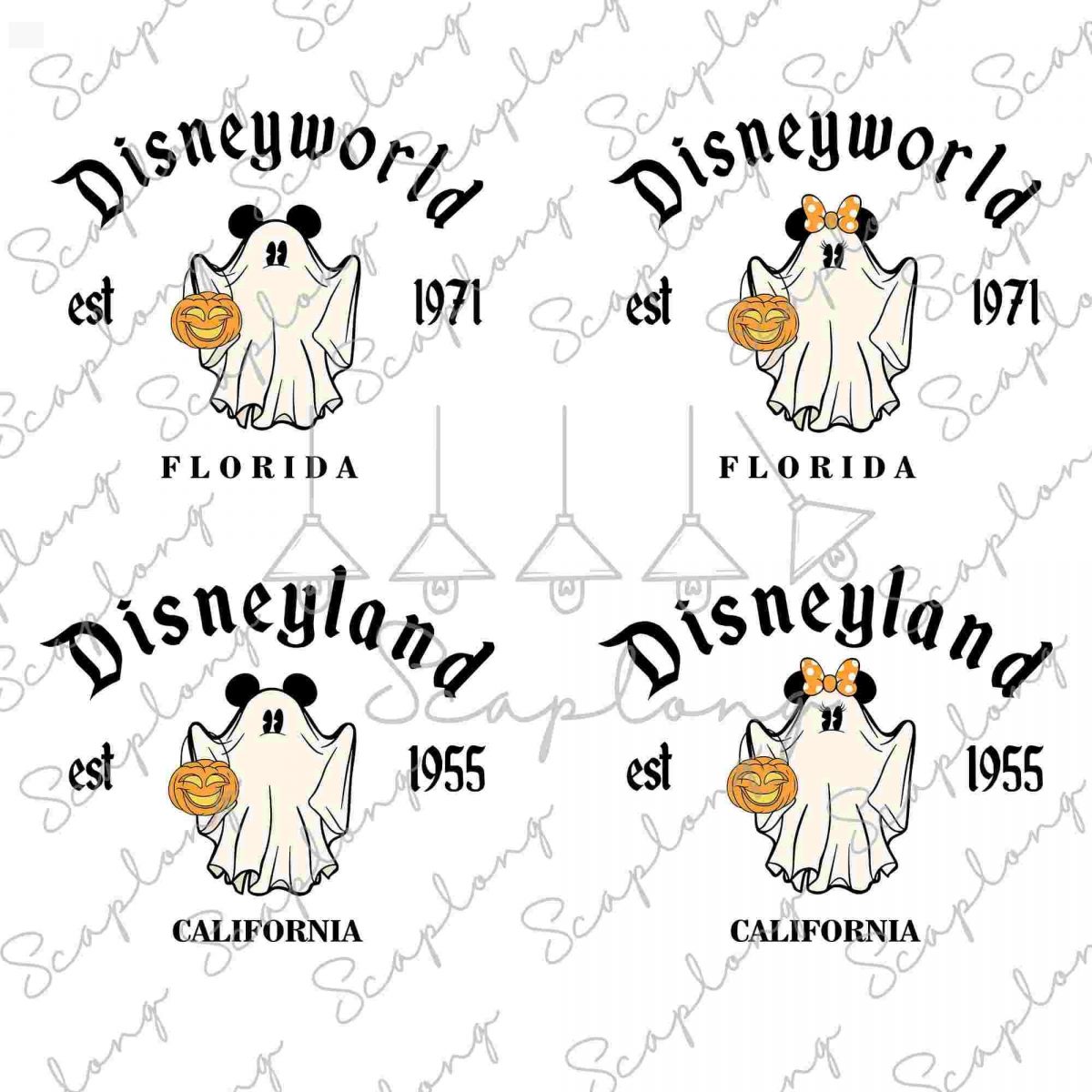 Spooky Season Bundle Halloween Mouse Ghost SVG Trick Or Treat