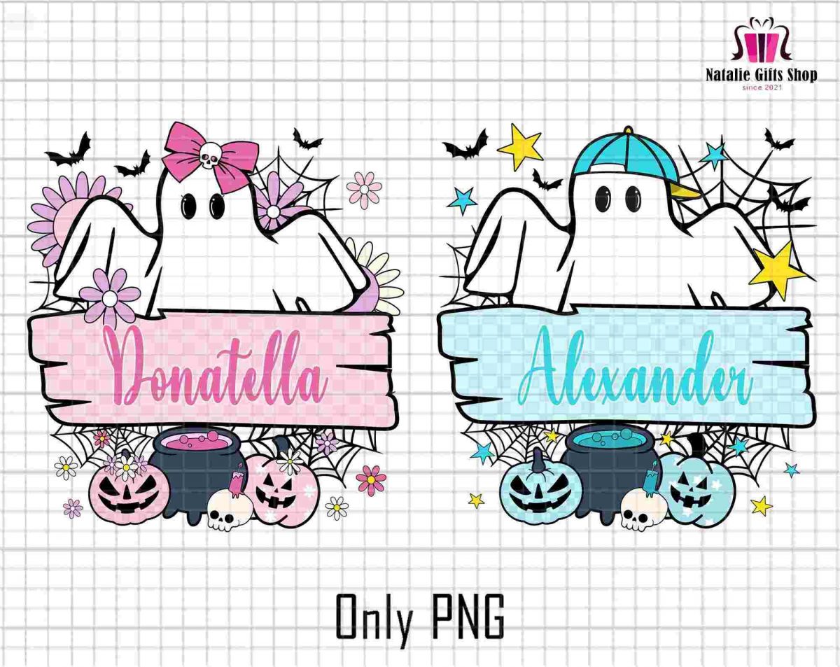 Spooky Season Custom Name Pngs for Trendy Halloween SVG