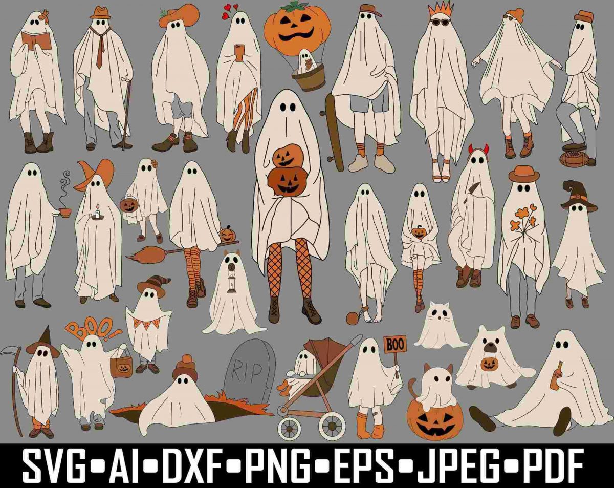 Spooky Season Family Bundle Halloween SVG PNG for Family Shirts