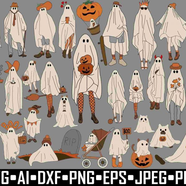 Spooky Season Family Bundle Halloween SVG PNG for Family Shirts