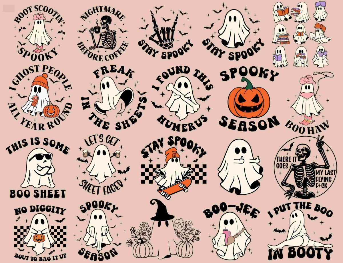 Spooky Season Halloween SVG PNG Bundle 20 Retro Designs for Cricut