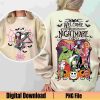 Spooky Season Nightmare Characters Halloween Couples Shirt SVG