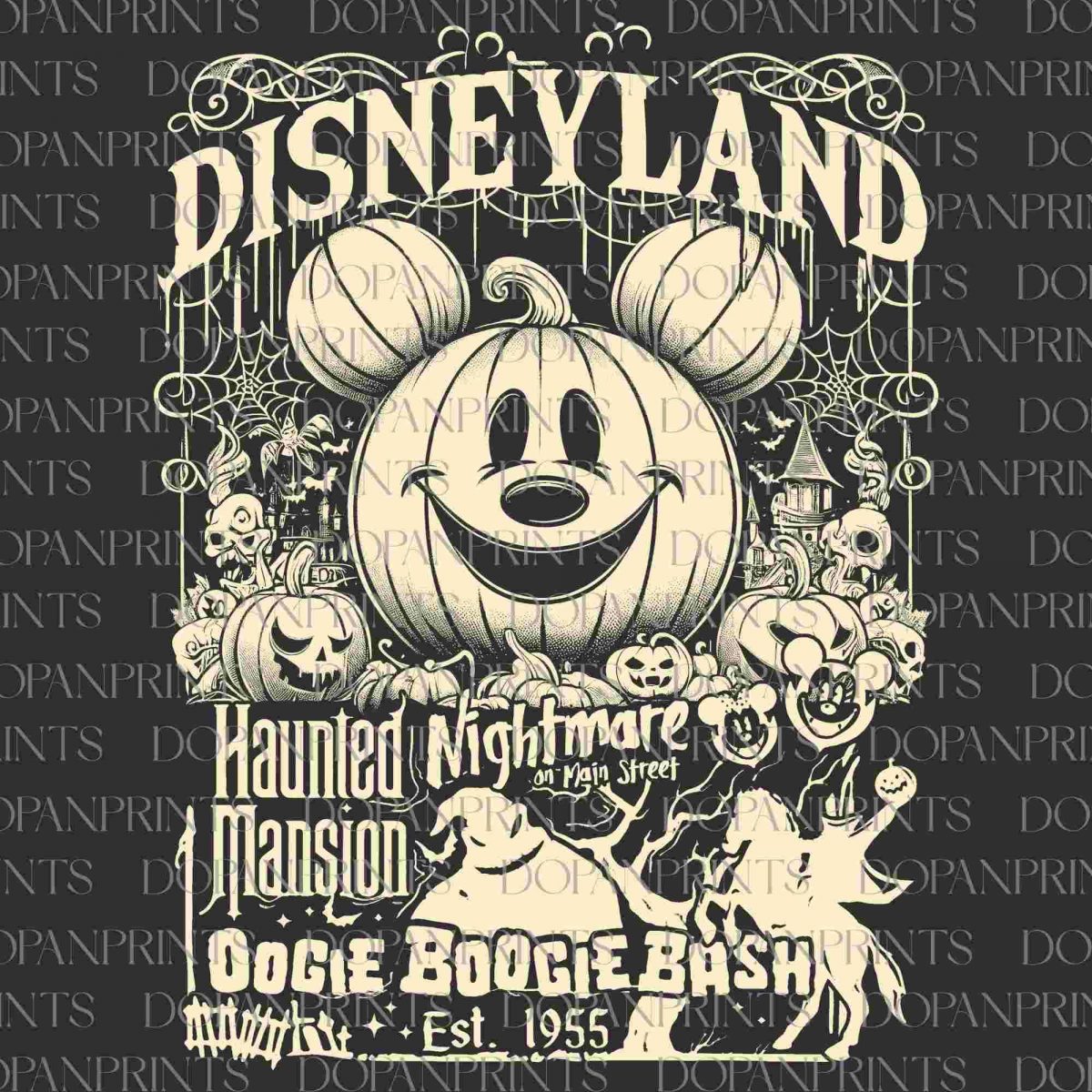 Spooky Season Retro Halloween Png Mouse Pumpkin Horror Characters Png