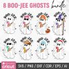 Spooky Season SVG Bundle Cute Ghost Halloween Shirt Boujee Design