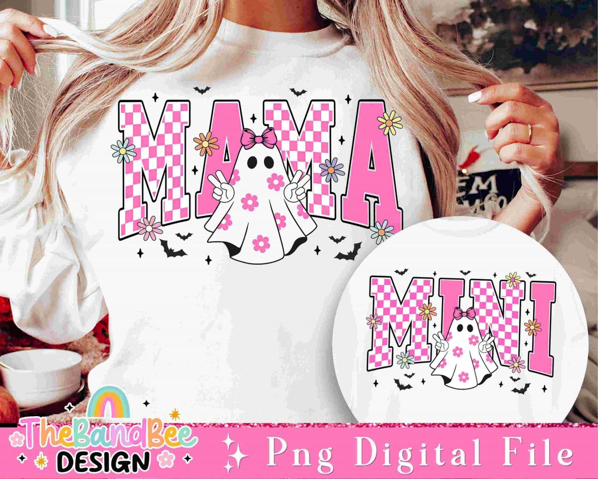 Spooky Season SVG Halloween Mama Mini PNG Coquette Sublimation