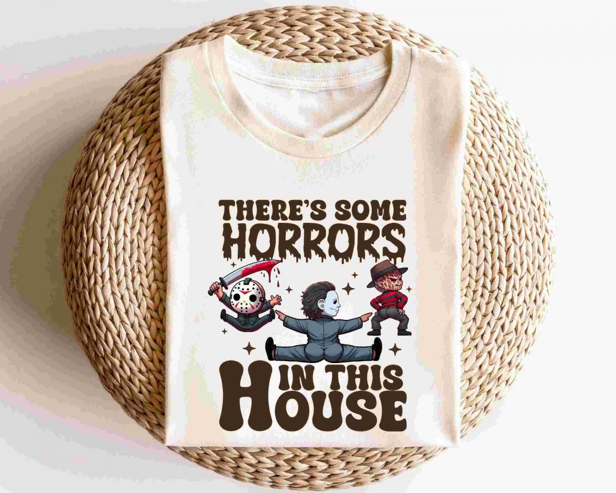 Spooky Season TShirt Funny Halloween Shirts with Horrors in This