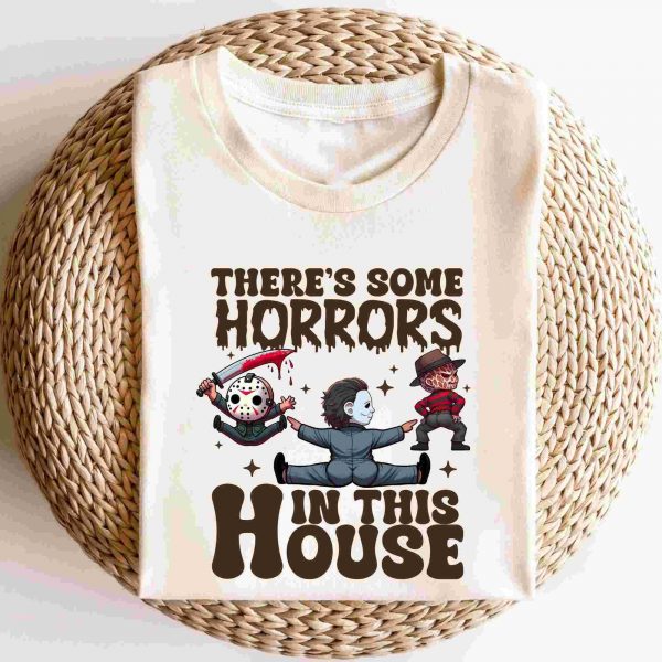 Spooky Season TShirt Funny Halloween Shirts with Horrors in This