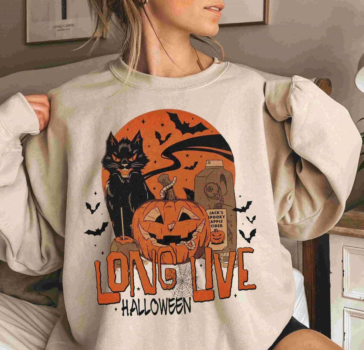 Spooky Season Vintage Halloween Witch svg png Retro Shirt Design