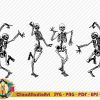 Spooky Skeleton Dance SVG for Halloween Cricut Projects