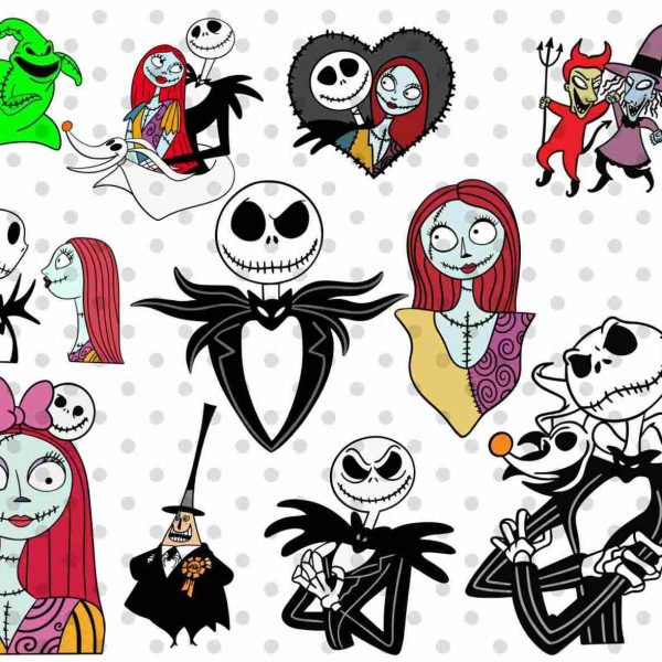 Spooky SVG Bundle Halloween Couple Costumes