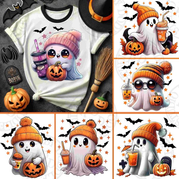 Spooky SVG Bundle Halloween Ghosts Cute Bougie Designs