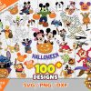 Spooky SVG Clipart Bundle for Halloween Mickey Friends SVG PNG Files