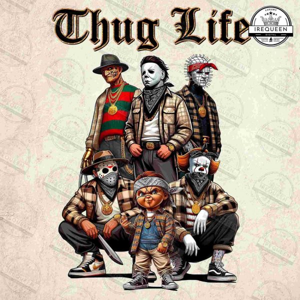 Spooky SVGs Thug Life Horror Movie Halloween Chicano Trending