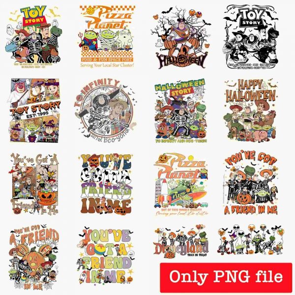 Spooky Toy Story Halloween Vacation Bundle SVG