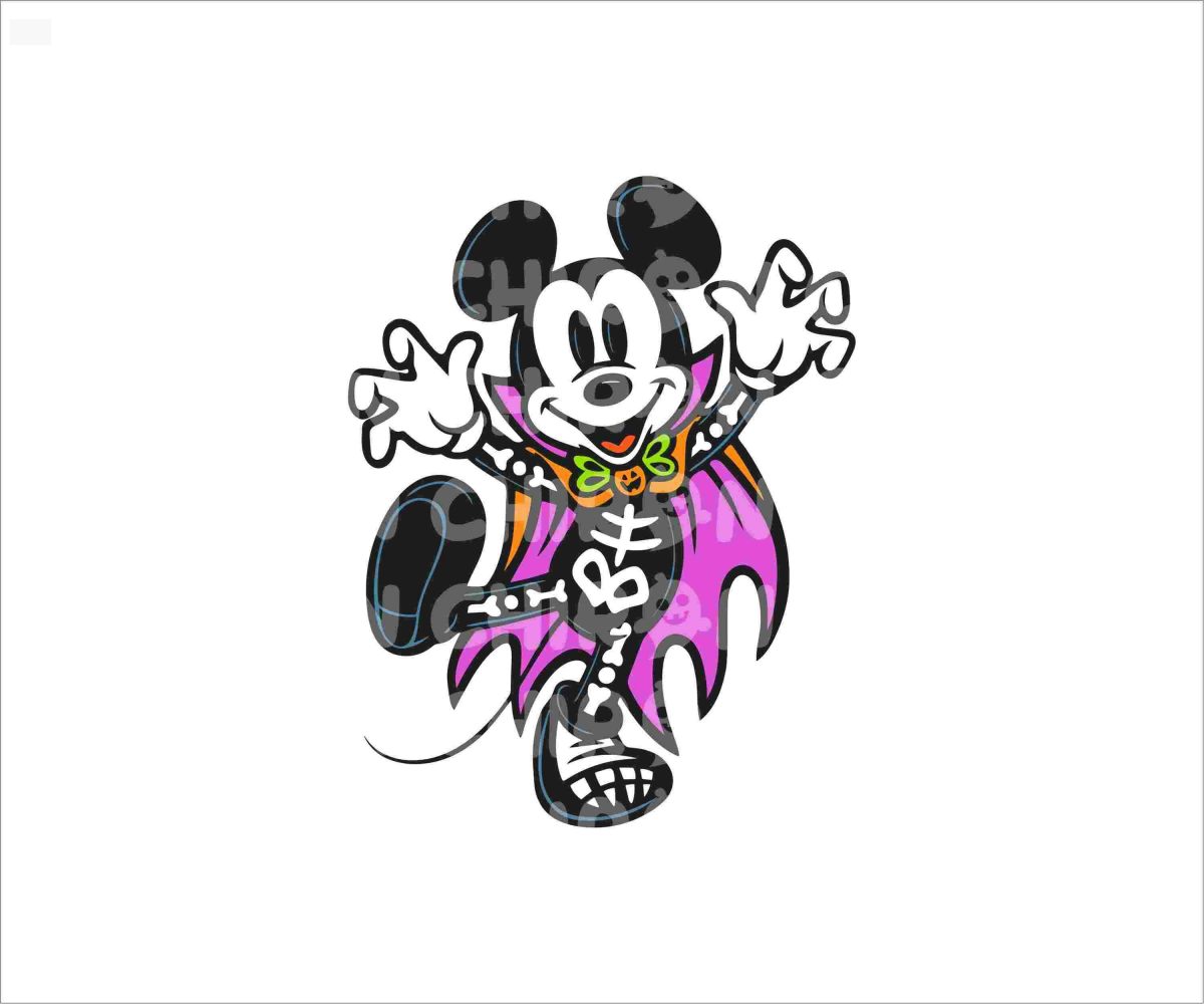 Spooky Vampire Mouse Halloween Png Svg for Mouse Halloween Shirt