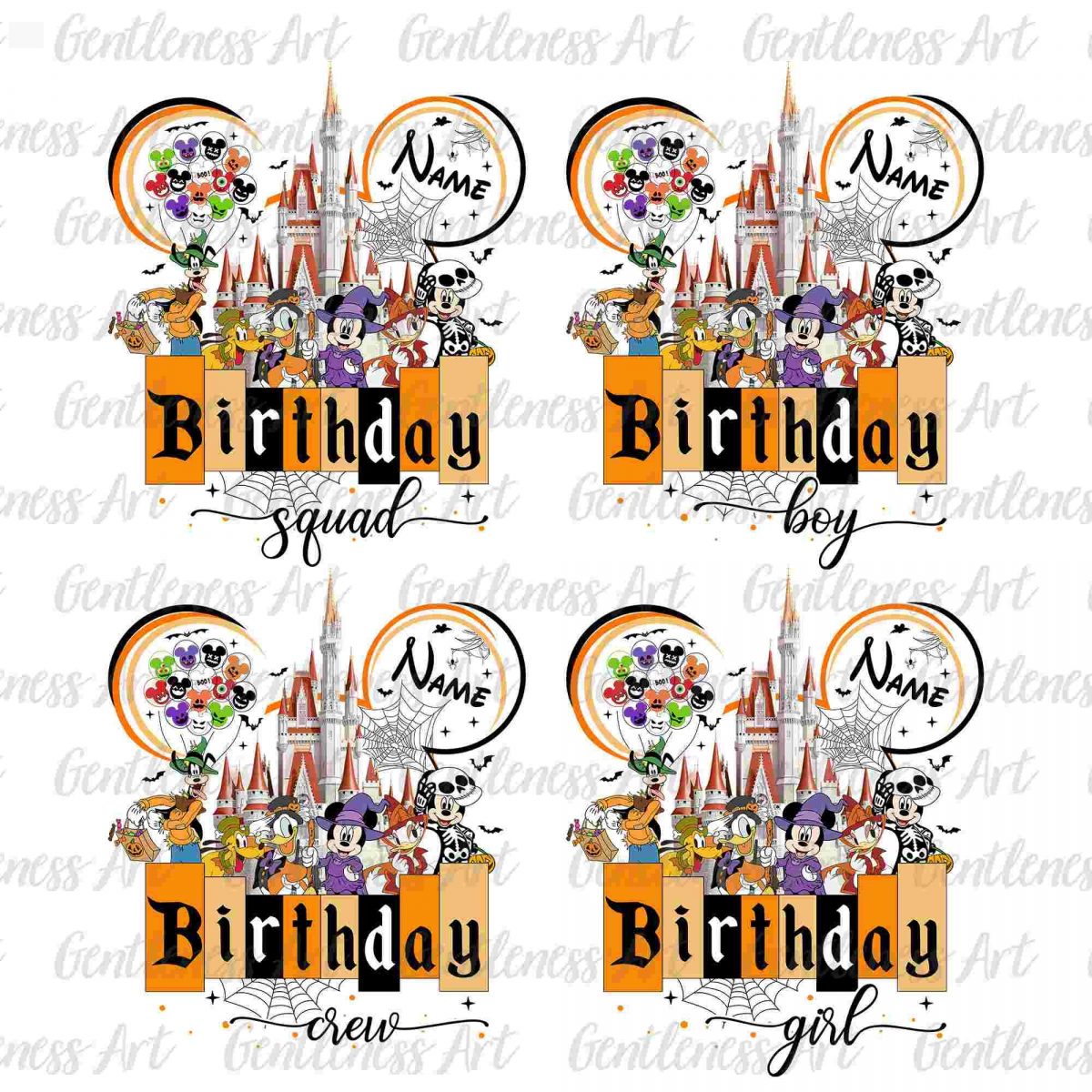 Spooky Vibes Halloween Birthday Costume SVG Bundle for Holiday Season