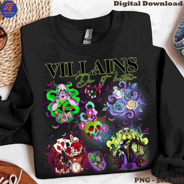 Spooky Villains Rule Evil Queen Magical Kingdom Cartoon Villains Tree