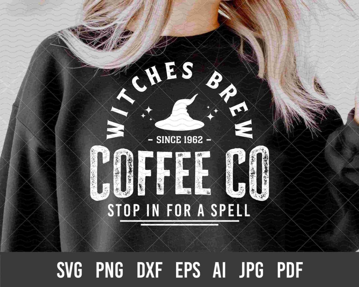 Spooky Witch Brew Coffee Halloween SVG Collection