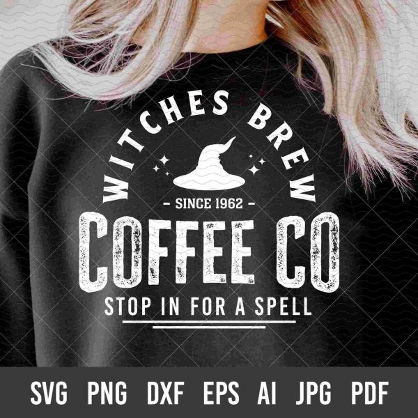 Spooky Witch Brew Coffee Halloween SVG Collection