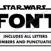 Star Wars Alphabet SVG Digital Download for Star Wars Font Letters