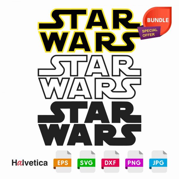 Star Wars Graphics Download Now Print Cut Bundle 15 Files EPS SVG