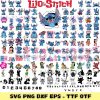 Stitch Angel Bundle 1000 Stitch SVG Couple SVG Love PNG