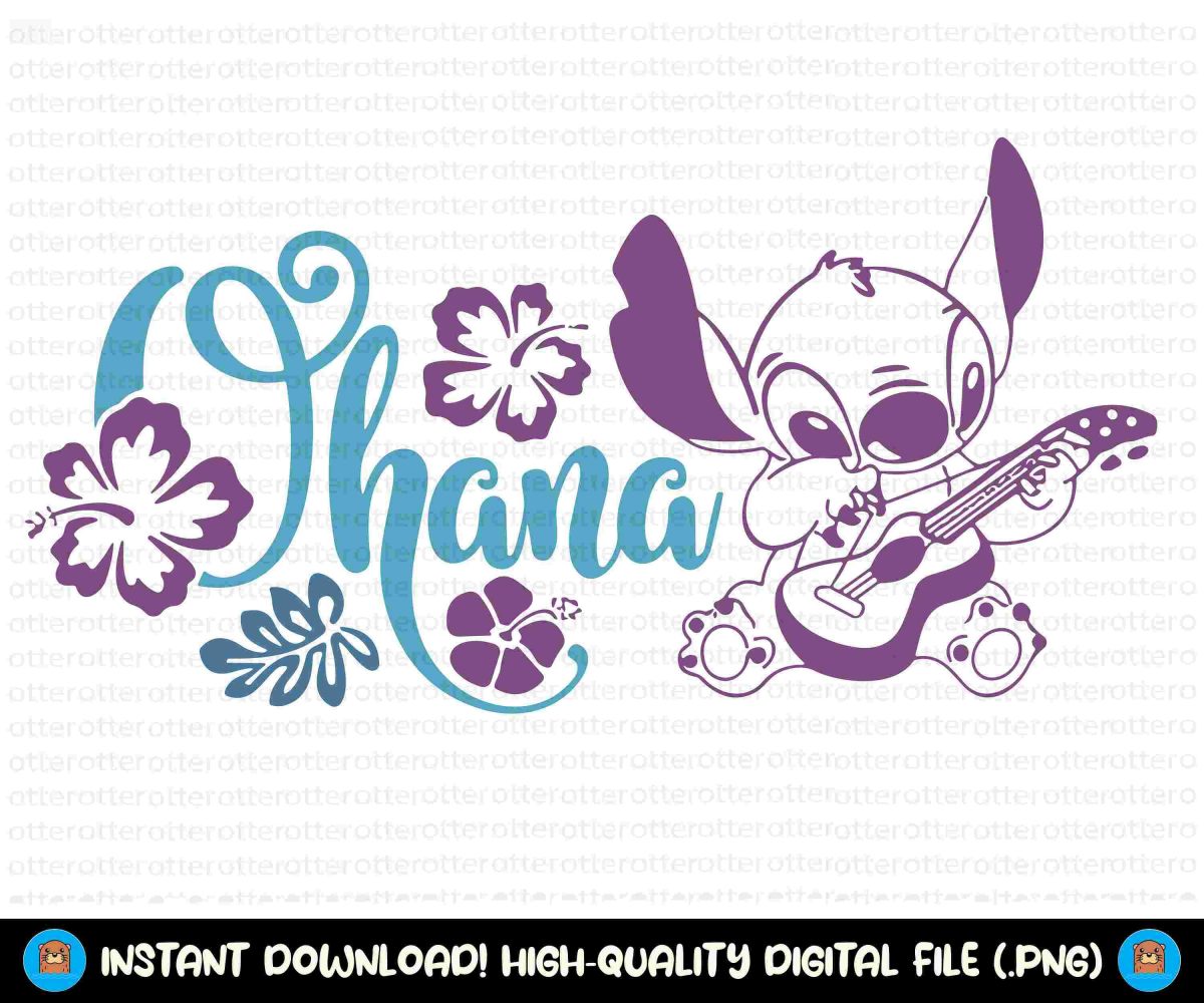 Stitch Ohana Family Svg for Cricut Digital Download