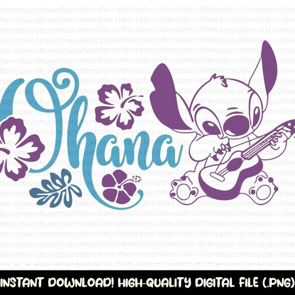 Stitch Ohana Family Svg for Cricut Digital Download