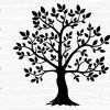 Stunning Tree of Life SVG with Merged Leaves Branches