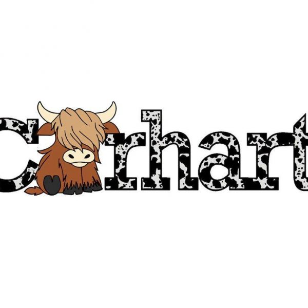 Stylish Cow Carhartt SVG