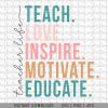 Stylish Teacher SVG Designs for Gifts and Apparel