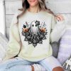 Sunflower Lace Ghost PNG Sublimation Design Instant Download for