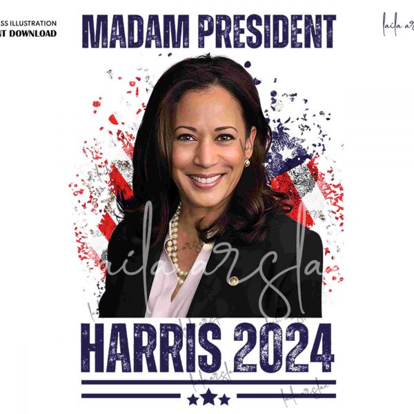 Support Kamala Harris 2024 Presidency with PNG Election Sublimation