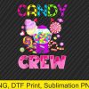 Sweet Candy Crew Decorations in Candy Land PNG SVG Digital Download