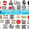 Teacher and School Svg Bundle for Back to School Season