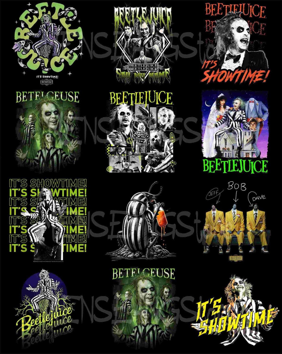 Trending Beetlejuice 12Pack Horror Movie Green Beetle Halloween