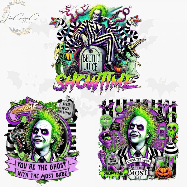 Trending, Halloween Beetlejuice graffiti Bundle, showtime, PNG, Halloween, Beetlejuice, Sublimation, Print, birthday, crafts.