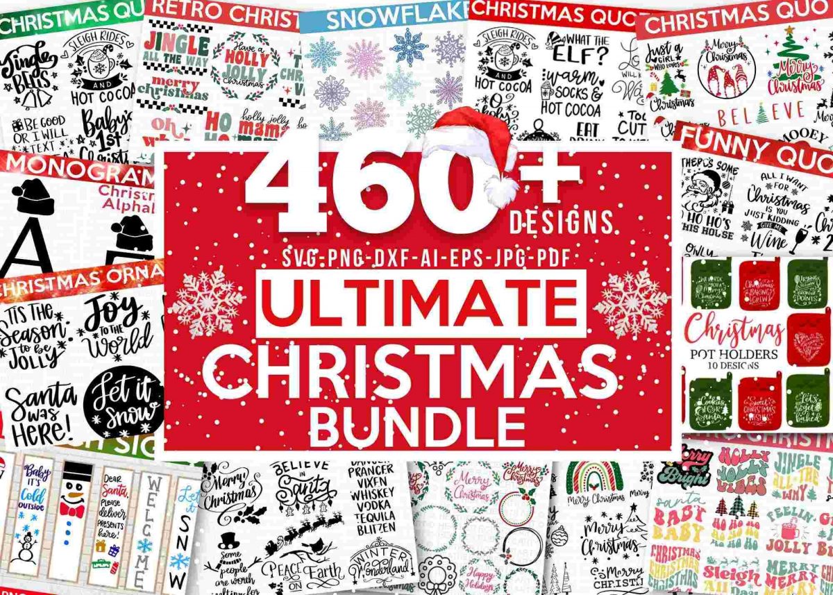 Ultimate Christmas Bundle 460 Designs by Heather Roberts Christmas