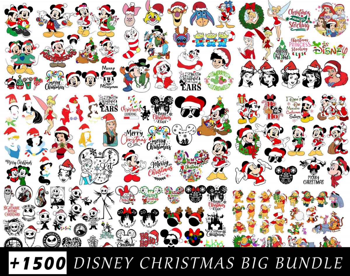 Ultimate Christmas Bundle Festive Svg Mickey Friends Holiday Squad