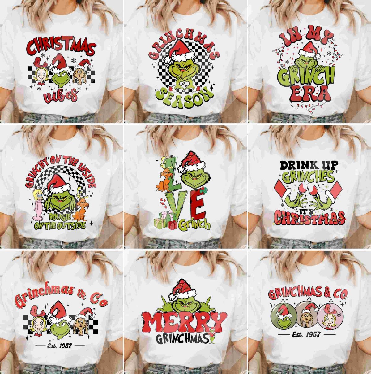 Ultimate Christmas Svg Bundle Funny Merry Grinc Shirt Designs