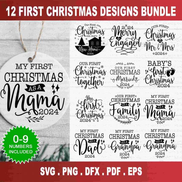 Ultimate Christmas SVG Bundle Ornaments Believe Cut Files