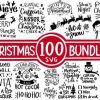 Ultimate Christmas SVG Bundle Winter Santa Holiday Merry Christmas